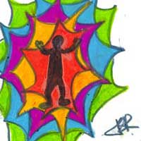 angel with out stretched arms
